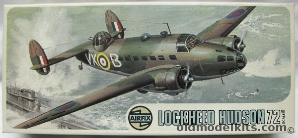 Airfix 1/72 Lockheed Hudson I (A-29) - Coastal Command Sq 206, 03006-7 plastic model kit